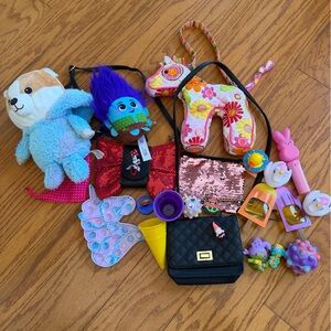 Colorful Girls Kids Toy Collection Purses Small Toys Assorted Mixed